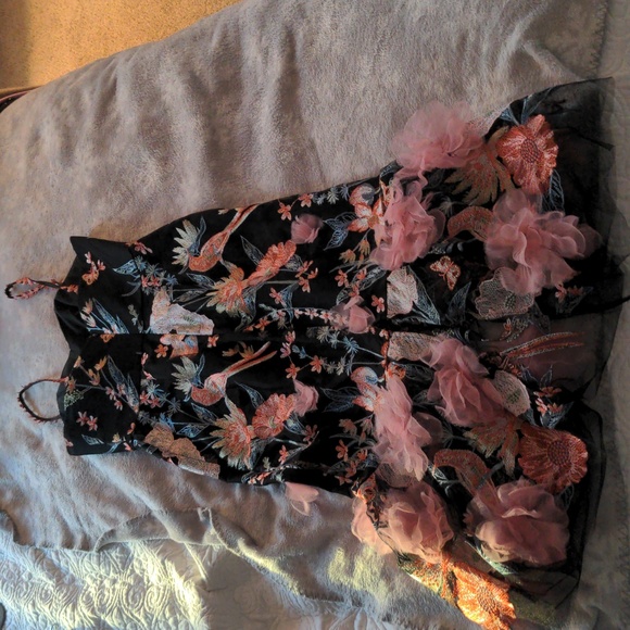 Sweetheart neck spaghetti strap short dress - Picture 2 of 3